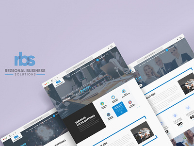 Regional Business Solutions Website Design in Figma design figma ui ux