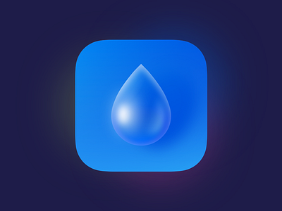 Indicatorapp Icon app blue drop icon indicator ios iphone life sketchapp water