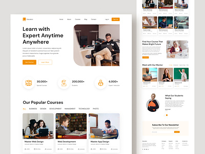 Online Education Course Landing Page