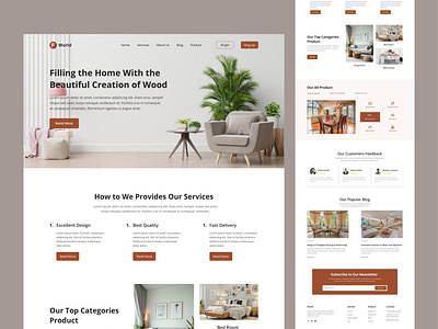 Interior Design Landing Page