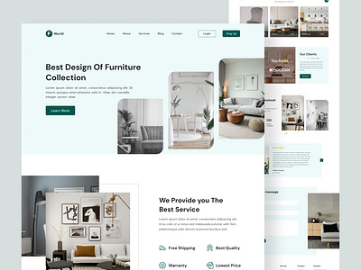 Interior Design Landing Page