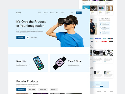 E-Commerce Landing Page Design