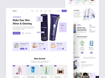 Beauty Product Landing Page