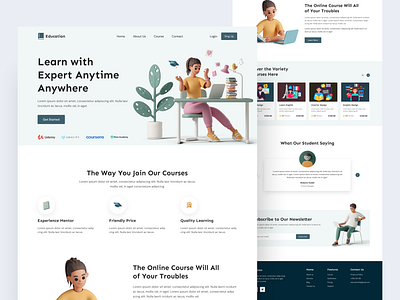 Online Education Landing Page