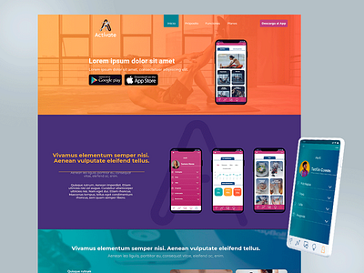 Landing Page APP Activate