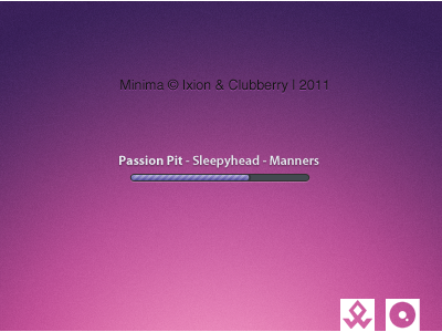 Minima cad cd art display clubberry idioxy ixion mediaplayer minima player skin