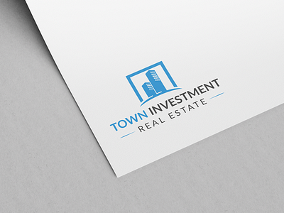 Logo - Town Investment branding business clean cretive design flat free psd logo minimal minimalist professional vector versatile