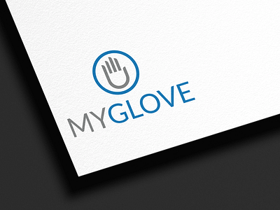 Logo - My Glove branding business clean corporate creative design flat graphic logo minimalist modern professional vector versatile