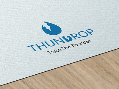 Logo - Thundrop adobe illustrator adobe photoshop branding business corporate creative design digital flat graphic icon marketing minimalist modern print professional professional business card versatile