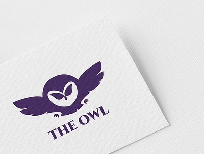 Logo - The owl adobe illustrator adobe photoshop bird logo branding business corporate creative digital flat graphic logo logodesign mascot minimalist modern owl logo print professional vector versatile