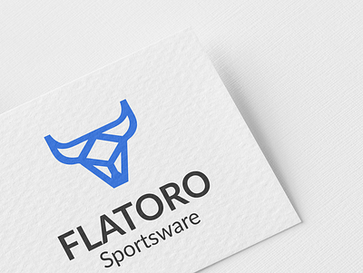 Logo - Flatoro adobe illustrator adobe photoshop branding corporate creative design flat graphic logo logo idea minimal minimalist modern print professional professional business card versatile