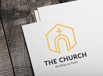 Logo - The Church adobe illustrator adobe photoshop branding church corporate creative design flat graphic icon logo minimalist modern print professional professional business card simple unique vector versatile