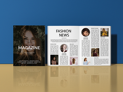 Magazine - Fashion adobe illustrator adobe photoshop brochure business catalog creative design fashion graphic lookbook magazine magazine design modern print