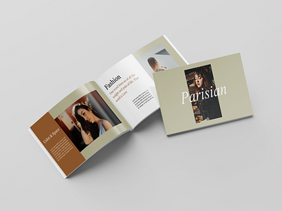 Lookbook - Parisian adobe illustrator adobe photoshop bifold branding brochure business catalog catalogue corporate creative design fashion graphic lookbook minimalist modern print professional