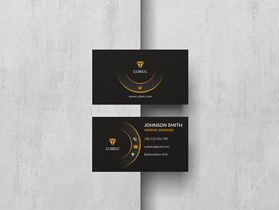 Business card - Cubeic adobe illustrator adobe photoshop branding business business card card clean corporate creative design graphic layout modern print professional simple stationery template vector visiting card
