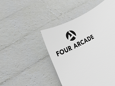 Logo - Four Arcade 4 logo a logo business corporate creative design graphic illustration logo minimalist modern negative space professional unique vector versatile