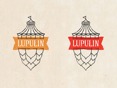 Lupulin Logo beer carnival festival hops lupulin tent
