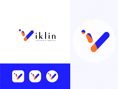 Viklin | Software agency logo design agency logo design logo design logo designs software agency software agency logo software agency logo software logo