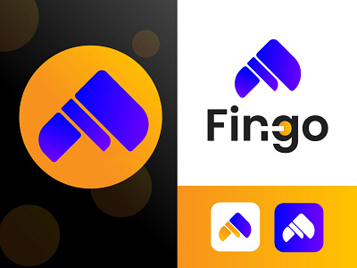 Fingo | F Latter Modern Logo | F icon design f f icon f latter icon f latter logo f logo f logo design f modern logo icon desgn logo and icon design modern logo design