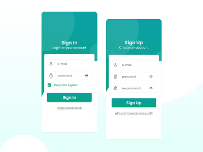 App Clean Sign up and Sign In Screen delivery app ad lgin ui login login page login screen login ui sign in sign up sign up ui signin signin ui signup ui