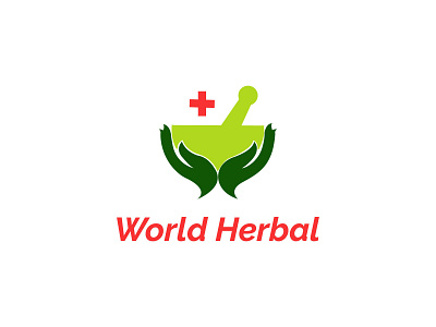 World Herbal | Logo Design herbal herbal logo design logo design medical logo natural logo nature