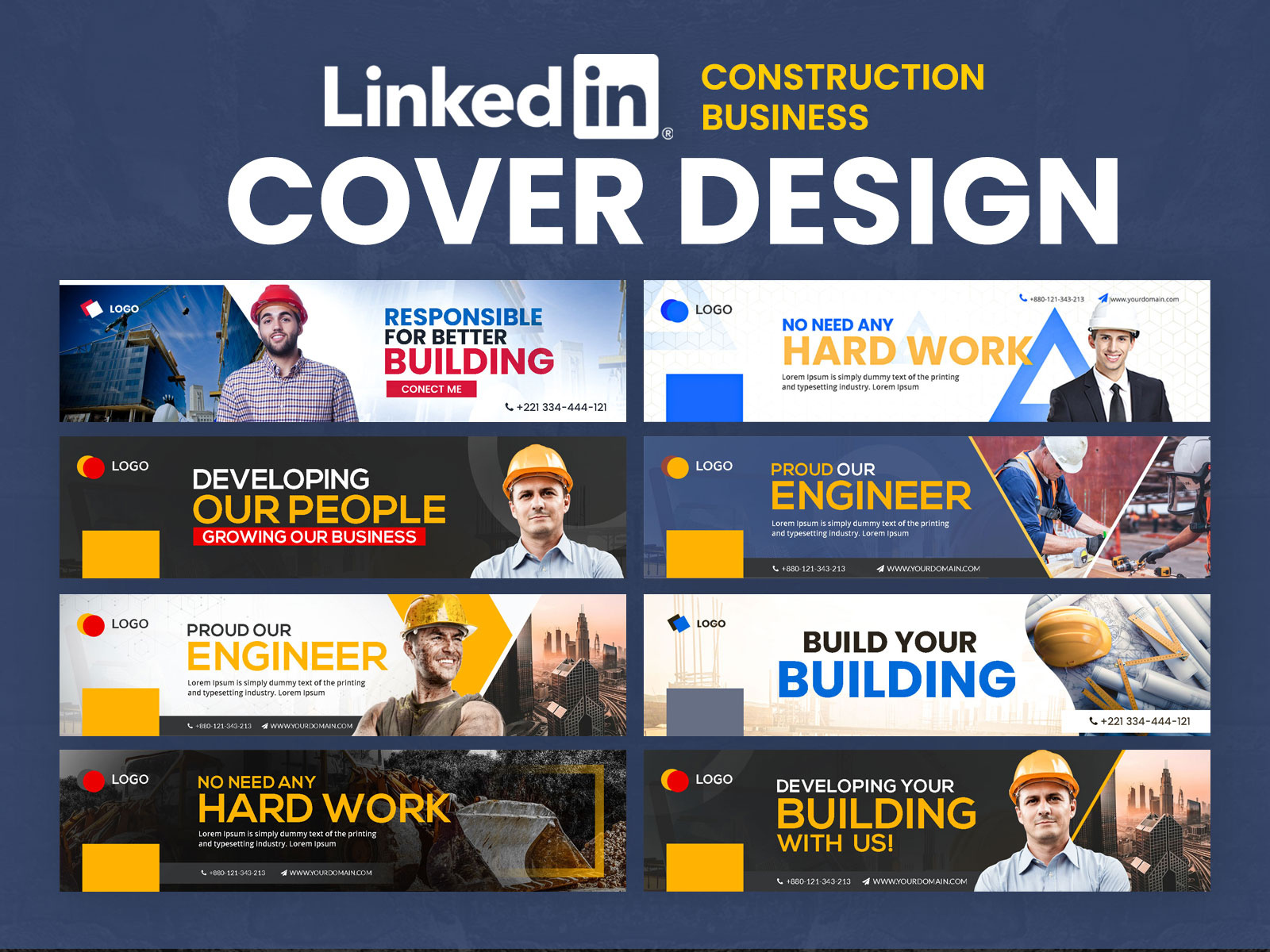 Linkedin Covers by Brice Teluk | Dribbble