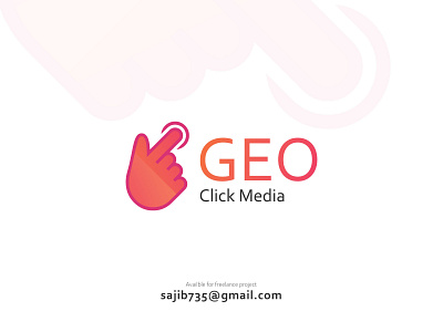 Geo Click Media | Media and video agency logo design 2022 2022 logo design agency logo designer brand identy brand logo creative logo logo design logo designer logo guru logo idea media and agency logo media logo new logo trend in 2022 video logo