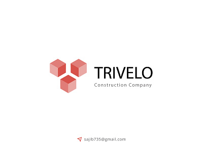 Trivelo | real estate construction 3d logo design 3d logo 3d logo designer construction creative logo logo design logo guy logo idea logo type logotype real estate real estate logo