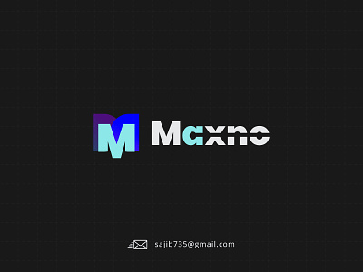Maxno | Modern tech logo design logo logo designer logo type modern logo modern web logo tech tech logo tech logo designer web logo