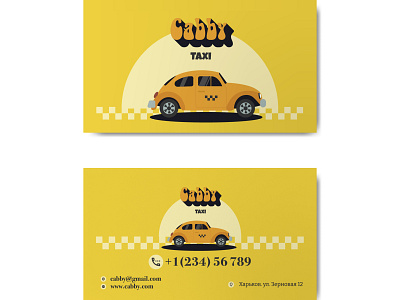 Business card taxi app branding business card business card taxi design icon illustration logo typography ui ux vector