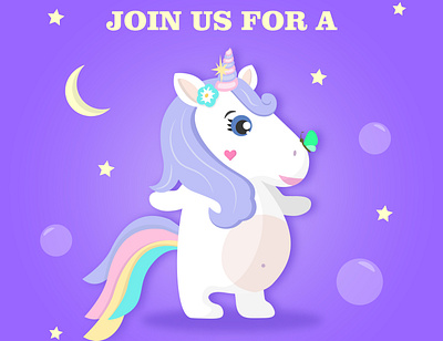 JOIN US FOR A BIRTHDAY PARTY app birthday party branding cartoon character design for children graphic design illustration illustration for kids kids logo party typography ui ux vector