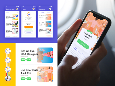 New Education App (In process) app clean design education illustration minimal product ui ux