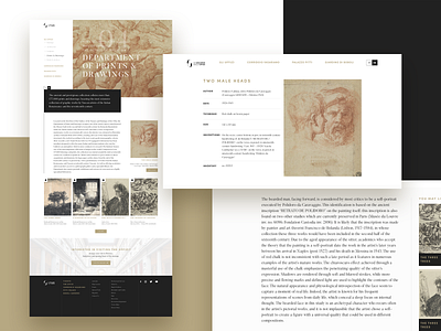 Gallerie degli Ufizzi - Website Concept