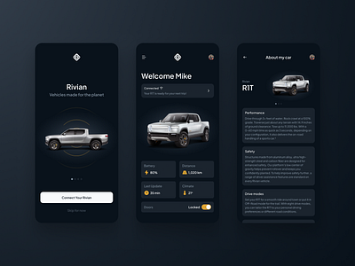 Rivian Connect App - Concept