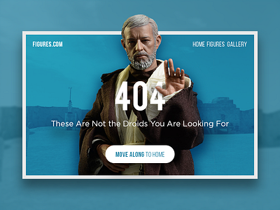 404 Page - UI Weekly Challenge (Star Wars) 404 design error lost page page not found web