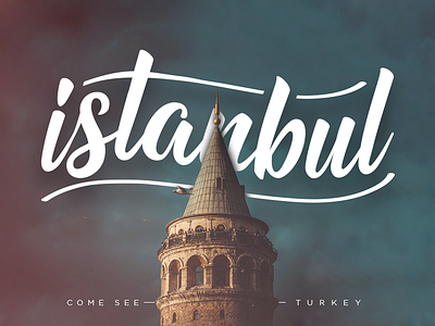 I'm from... city galata handwritten istanbul live script state