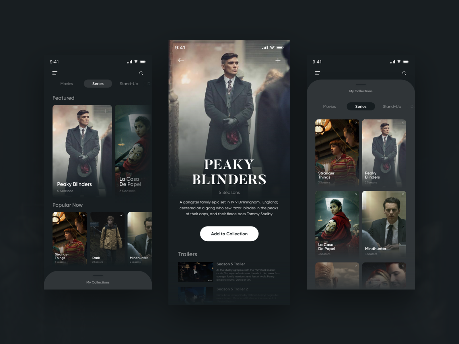 Dark Mode On! - Collection App Concept by Ömer Can Sarıhan on Dribbble