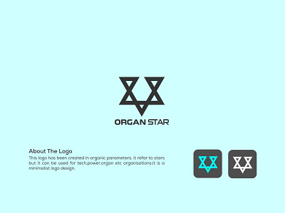 ORGANIC STAR LOGO DESIGN