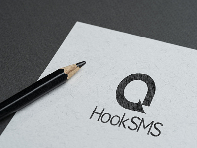 Hook+ SMS Logo Design branding business logo company logo creative design creative design creative logo design design graphic design illustration logo minimal logo design