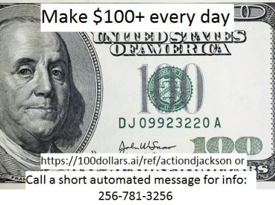Make $100+ a day