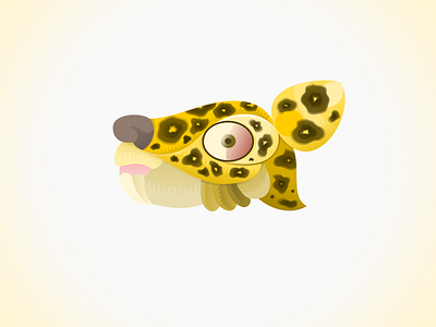 Ocelotl animal colored detailed glyph icon jaguar mexica vector