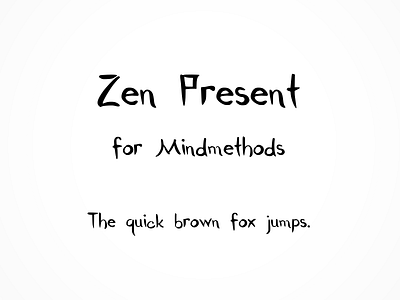 Zen Present Font