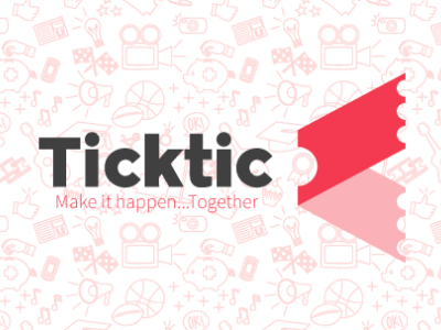 Ticktic Pattern app background icon inkscape line art pattern simple social media ticket vector