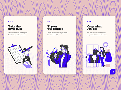 Onboarding (Stylobox) appdesign designagency fashion fashion app fashion brand onboarding onboarding illustration onboarding screen onboarding ui productdesign theinfinitecanvas uidesign uxdesign webdesign