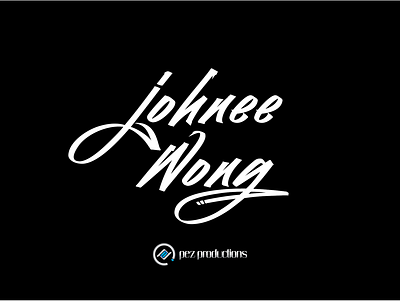 Johnee Wong Logo White NB Pez banner ads logo design photoshop