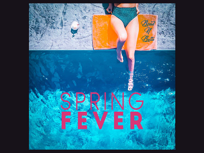 Spring Fever album cover artist branding ennokarrgraphics photoshop social media design