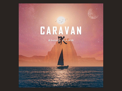 Caravan album cover artist branding composite ennokarrgraphics photoshop social media design