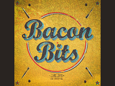 Bacon Bits branding composite ennokarrgraphics heritage photoshop retro signage social media design vintage