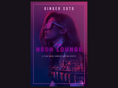 Neon Lounge artwork audio book book cover composite ebook ennokarrgraphics photoshop