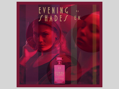 Evening Shade parfum artist artwork branding commercial composite design ennokarrgraphics illustration logo photoshop poster social media design